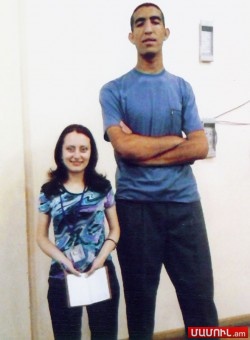Արարատցի Արշավիր Գրիգորյանը Հայաստանի ամենաբարձրահասակ մարդն է