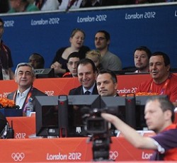 Սերժ Սարգսյանը Լոնդոնում դիտել է Հայաստանի մարզիկների մրցելույթները