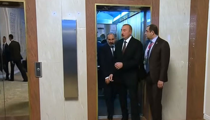 Փաշինյանն ու Ալիևը դուրս են եկել նույն վերելակից. «Россия 1»-ը «սենսացիոն» կադրեր է հրապարակել