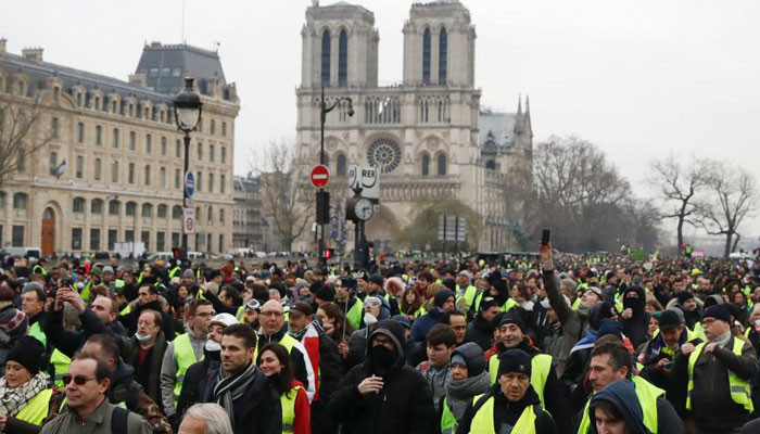 Ֆրանսիայում «դեղին բաճկոնավորների» ցույցերի նոր ալիք է սկսվել