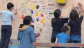Artsakh children inscribe words of farewell on the walls of their homes